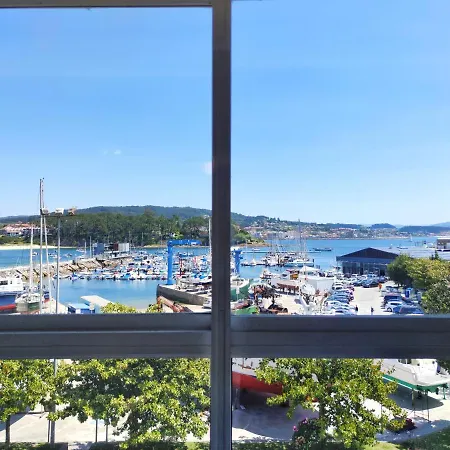 Desconectaengalicia El Pescador, Vistas Al Puerto, 200m Playa Apartamento